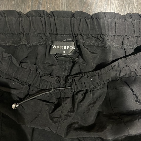 Black nylon parachute joggers - Picture 3 of 3